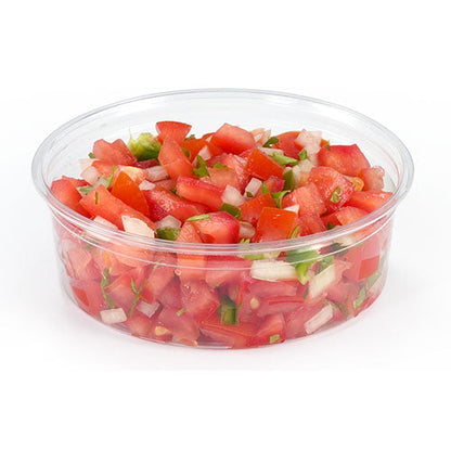 Fabri-Kal Alur Plastic Deli Container, 8 oz, Clear (FABRD8)