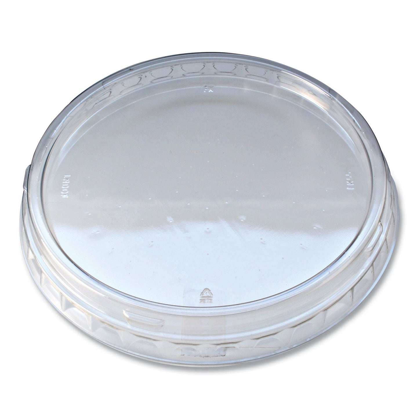 Fabri-Kal Recycleware Round Deli Container Lids, Clear, Plastic, 500/Carton (FABLRDOF)