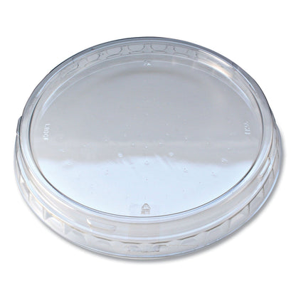 Fabri-Kal Recycleware Round Deli Container Lids, Clear, Plastic, 500/Carton (FABLRDOF)