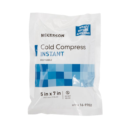 McKesson Instant Cold Pack General Purpose 5 X 7 Inch Plastic / Calcium Ammonium Nitrate / Water Disposable (476731_EA)