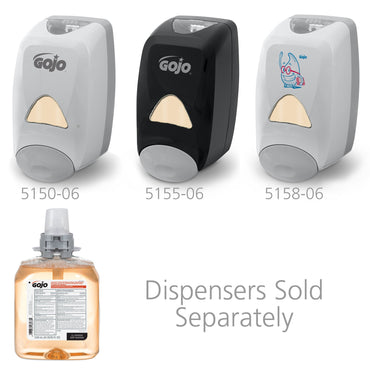 GOJO® Antibacterial Soap Foaming 1,250 mL Dispenser Refill Bottle Fruit Scent (1165674_CS)