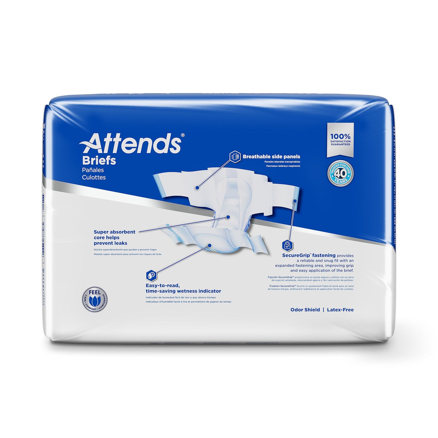 Attends® Care Advanced Unisex Adult Incontinence Brief X-Large Disposable Heavy Absorbency (957931_CS)