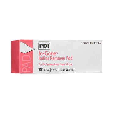 Io-Gone® Iodine Removal Prep Pad Individual Packet Alcohol Scent 100 Count (133060_BX)