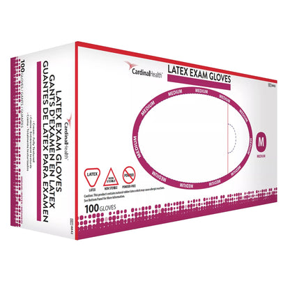 Positive Touch® Exam Glove Medium NonSterile Latex Standard Cuff Length Fully Textured Ivory Not Rated (352636_EA)