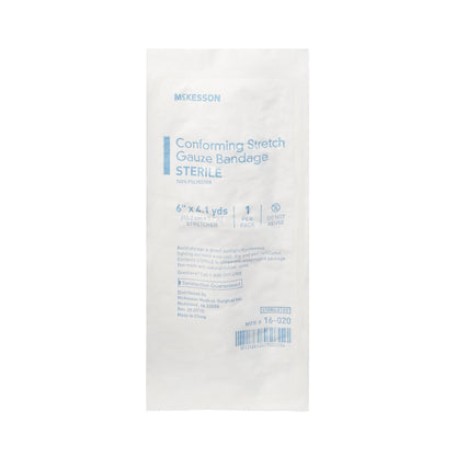 McKesson Conforming Bandage 6 Inch X 4-1/10 Yard Sterile 1 per Pack (999365_RL)