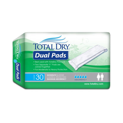 TotalDry™ Incontinence Liner 11 Inch Length Moderate Absorbency Polymer Core One Size Fits Most (1122514_CS)