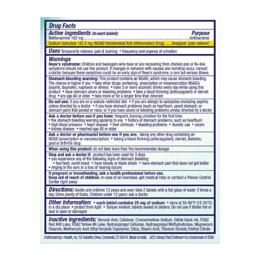 AZO® Urinary Tract Defense Urinary Pain Relief 162 mg - 162.5 mg Strength Methenamine / Sodium Salicylate Tablet 24 per Box (1268933_BX)