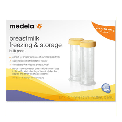 Medela Breast Milk Storage Bottle 2.7 oz. (1118168_BX)