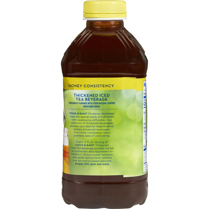 Thick & Easy® Thickened Beverage 46 oz. Bottle Iced Tea Flavor Liquid IDDSI Level 3 Moderately Thick/Liquidized (732816_EA)