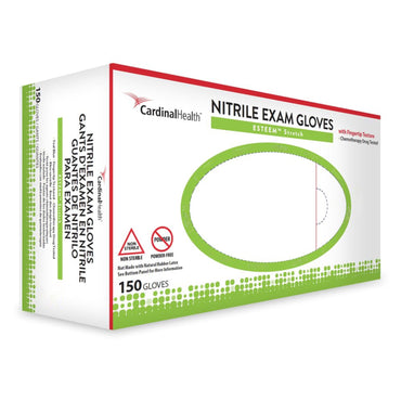 ESTEEM™ Stretch Exam Glove Large NonSterile Nitrile Standard Cuff Length Textured Fingertips Teal Chemo Tested (785244_BX)