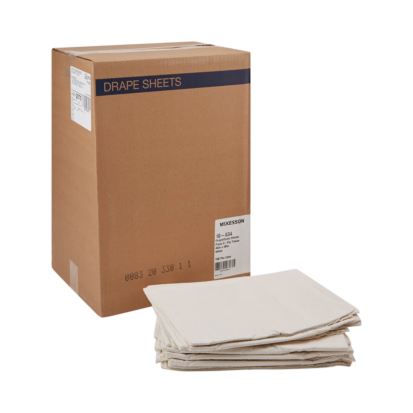McKesson General Purpose Drape Physical Exam Drape 40 W X 48 L Inch NonSterile (146456_CS)