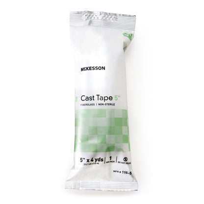 McKesson Cast Tape 5 Inch X 12 Foot Fiberglass White (733700_BX)