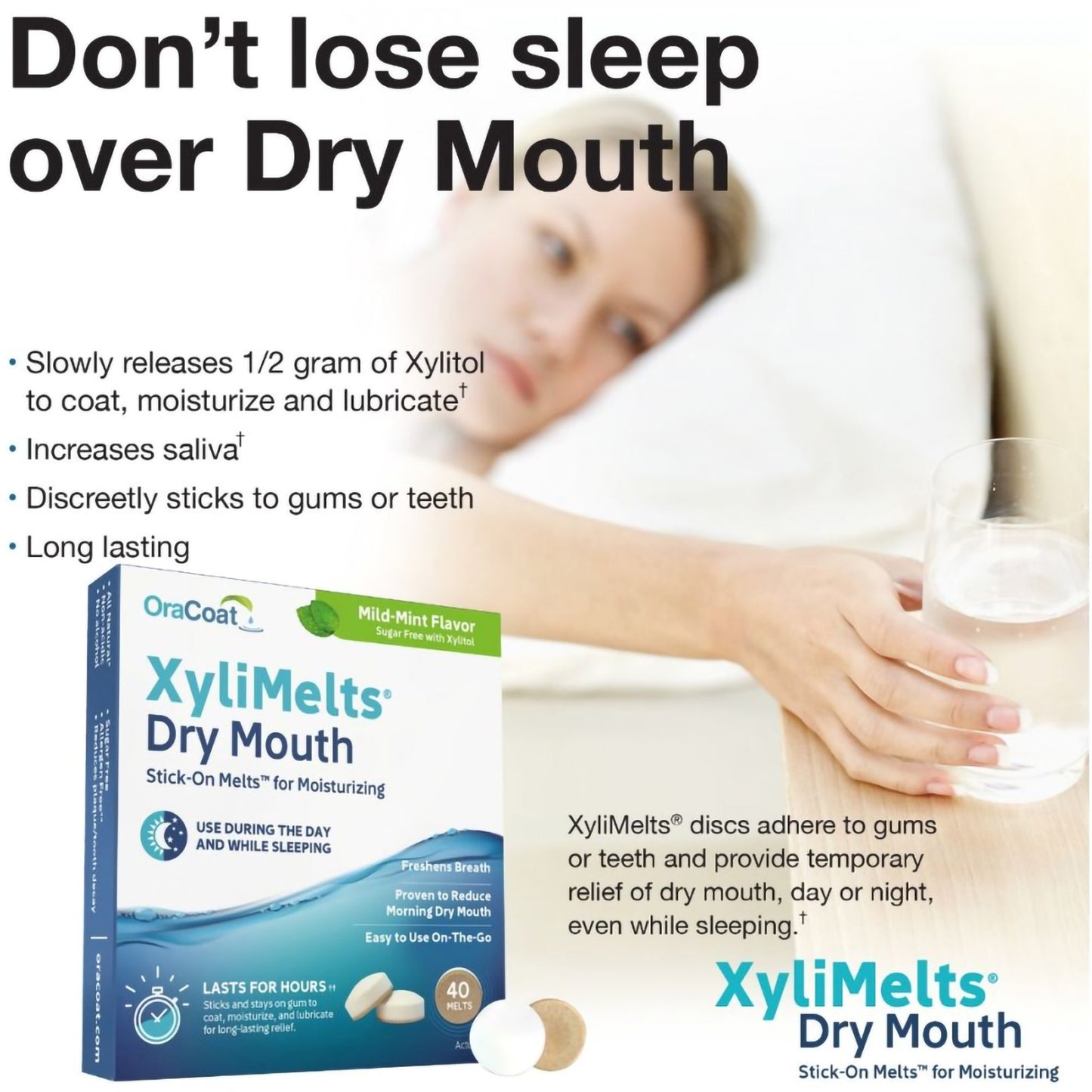 XyliMelts® Mouth Moisturizer 40 per Pack Melt (787780_CT)