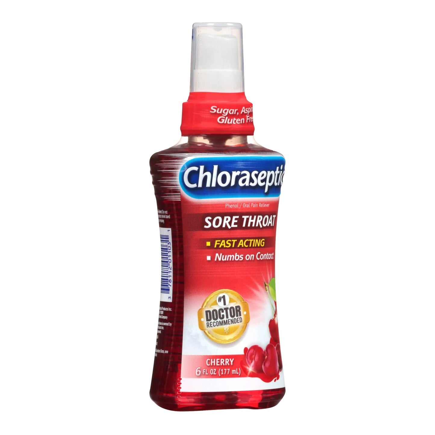 Chloraseptic® Sore Throat Relief 1.4% Strength Oral Spray 6 oz. (257703_EA)