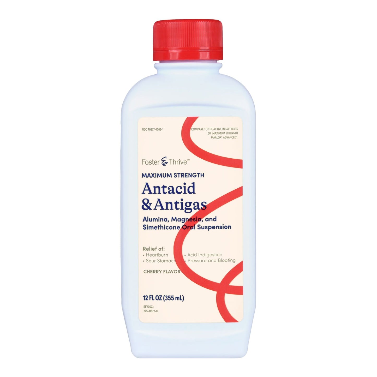 Foster & Thrive™ Antacid 400 mg - 40 mg Strength Liquid 12 oz. (1238939_EA)
