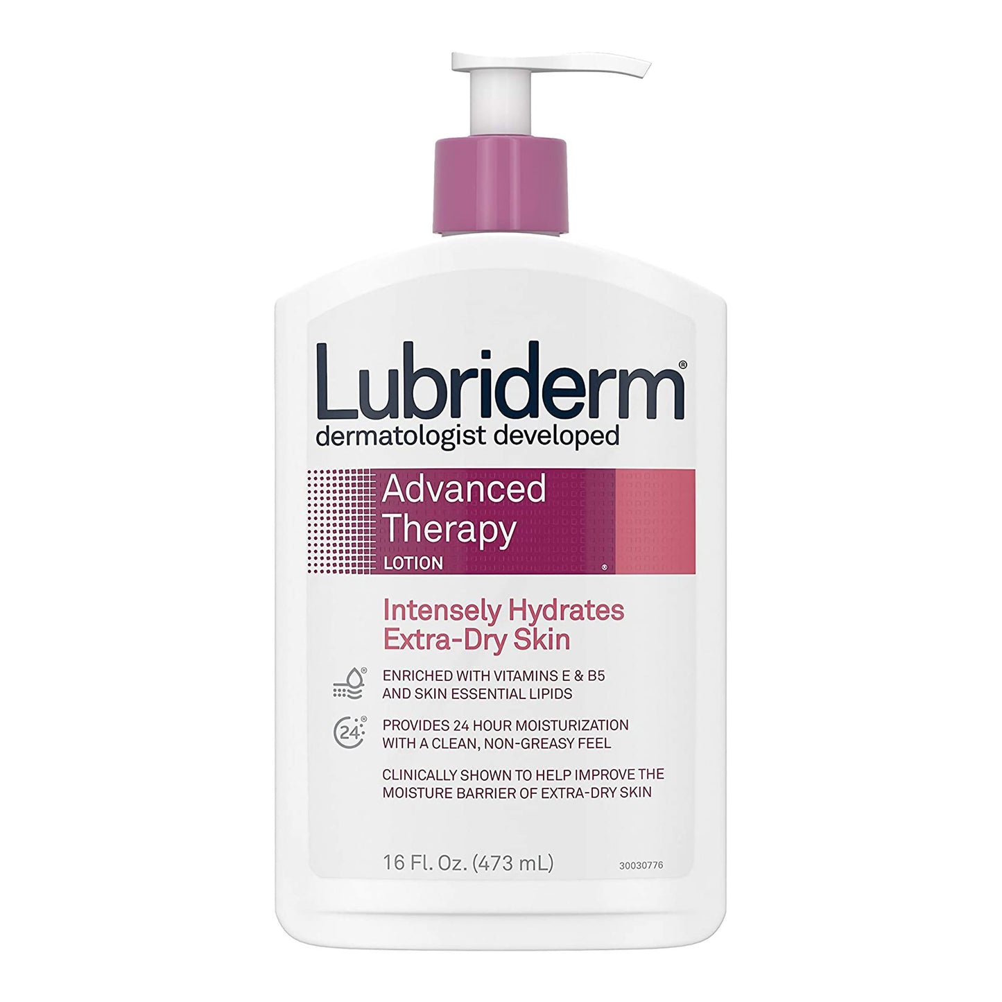 Lubriderm® Advanced Therapy Hand and Body Moisturizer 16 oz. Pump Bottle Scented Lotion (406636_EA)