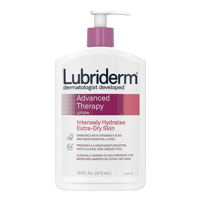 Lubriderm® Advanced Therapy Hand and Body Moisturizer 16 oz. Pump Bottle Scented Lotion (406636_EA)