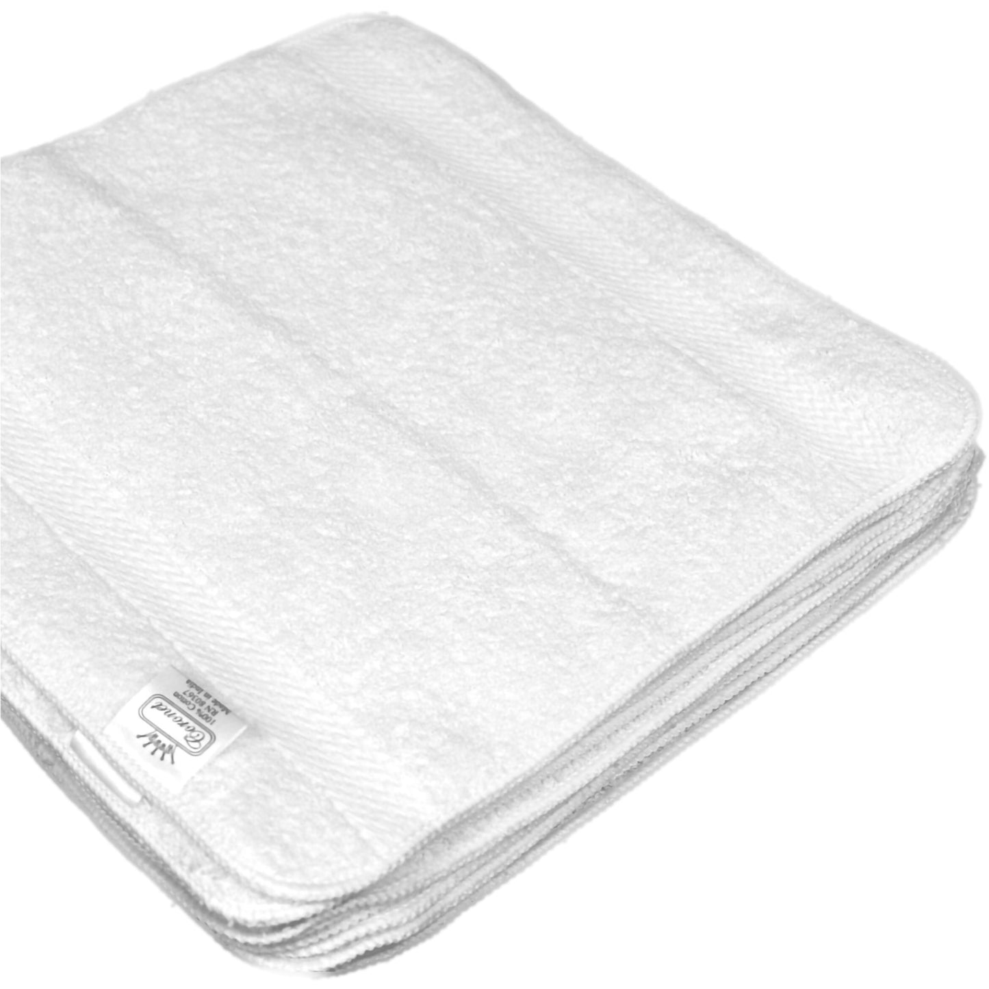 Royal Blue Intl Washcloth 12 X 12 Inch White Reusable (1123374_DZ)