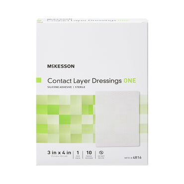 McKesson Wound Contact Layer Dressing 3 X 4 Inch Sterile (1083095_EA)