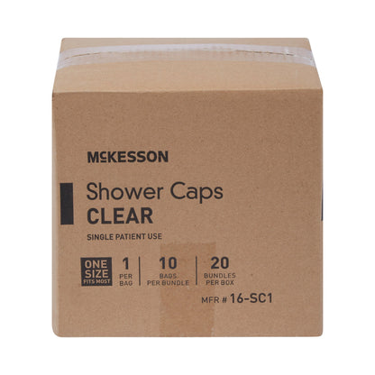 McKesson Shower Cap One Size Fits Most Clear (477081_EA)