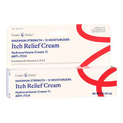 Foster & Thrive™ Itch Relief 1% Strength Cream 1 oz. Tube (1245012_EA)