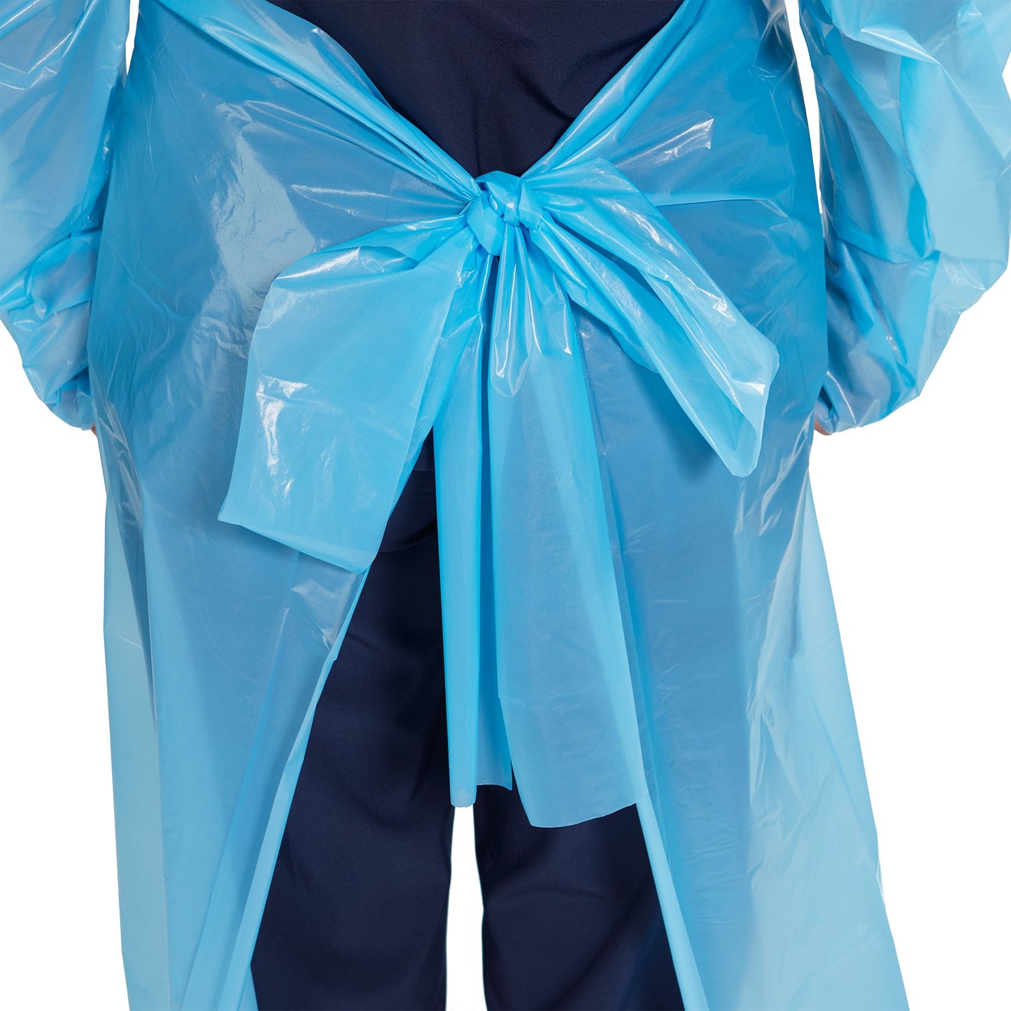 McKesson Protective Procedure Gown X-Large Blue NonSterile Not Rated Disposable (1247976_CS)