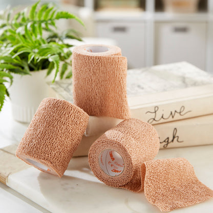 3M™ Coban™ Cohesive Bandage 3 Inch X 5 Yard Self-Adherent Closure Tan NonSterile Standard Compression (481237_CS)