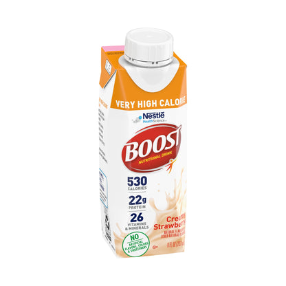 Boost® Very High Calorie Oral Supplement Strawberry Flavor Liquid 8 oz. Reclosable Carton (1178505_EA)