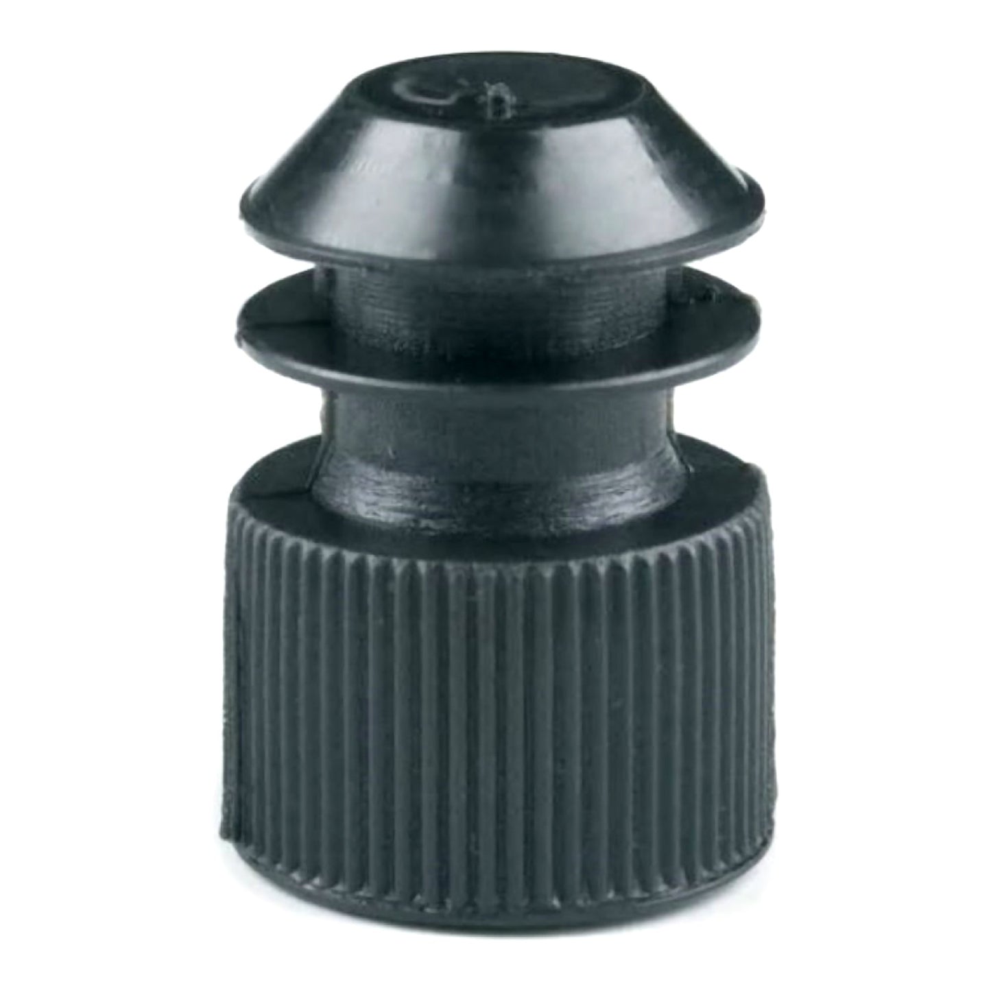 McKesson Tube Closure Polyethylene Flanged Plug Cap Black 13 mm For Use with 13 mm Blood Drawing Tubes, Glass Test Tubes, Plastic Culture Tubes NonSterile (1175280_BG)