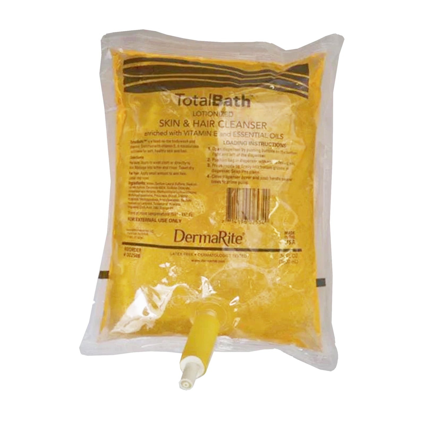 TotalBath® Shampoo and Body Wash 1,000 mL Dispenser Refill Bag Scented (442540_CS)