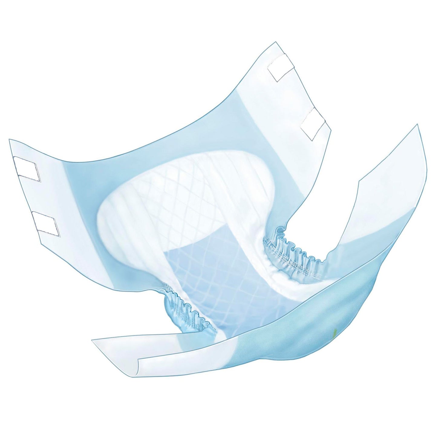 Wings™ Overnight Quilted Unisex Adult Incontinence Brief Large Disposable Heavy Absorbency (864860_CS)