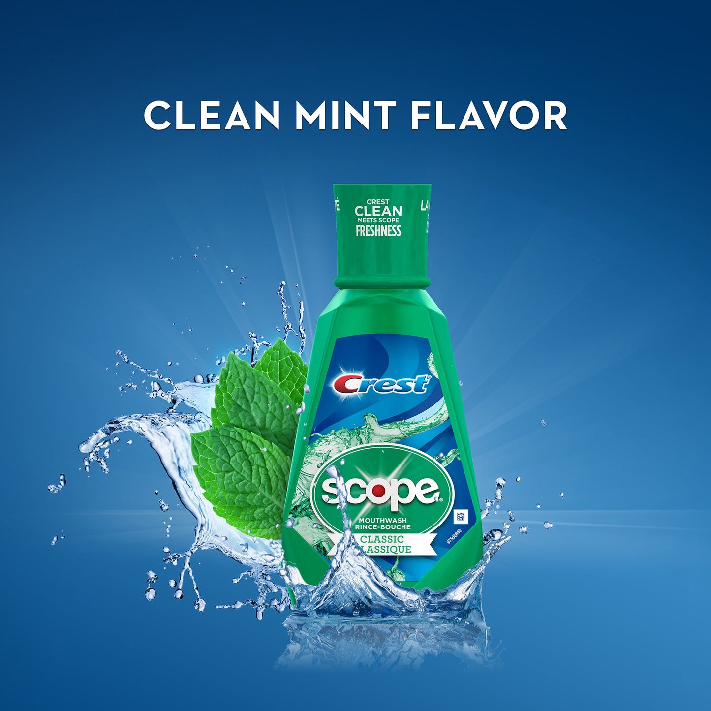 Crest® Scope® Classic Mouthwash 1.2 oz. Original Mint Flavor (1045080_EA)