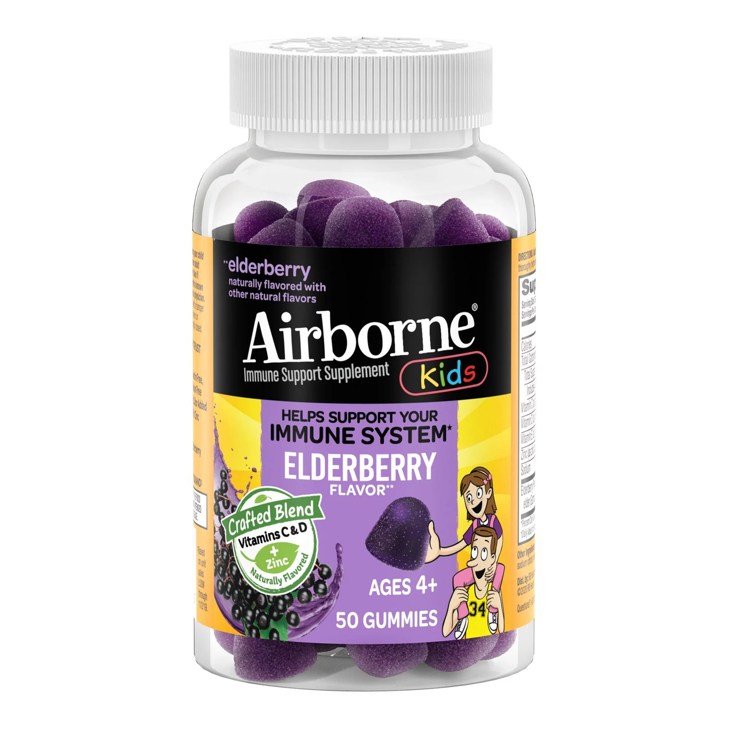 Airborne® Immune Support Supplement Gummy 50 per Bottle (1231251_BT)