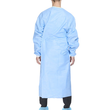 ULTRA Non-Reinforced Surgical Gown with Towel 2X-Large Blue Sterile AAMI Level 3 Disposable (224749_EA)