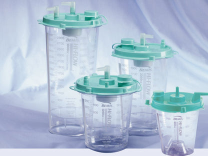Hi-Flow™ Rigid Suction Canister 3000 mL Sealing Lid (329010_CS)