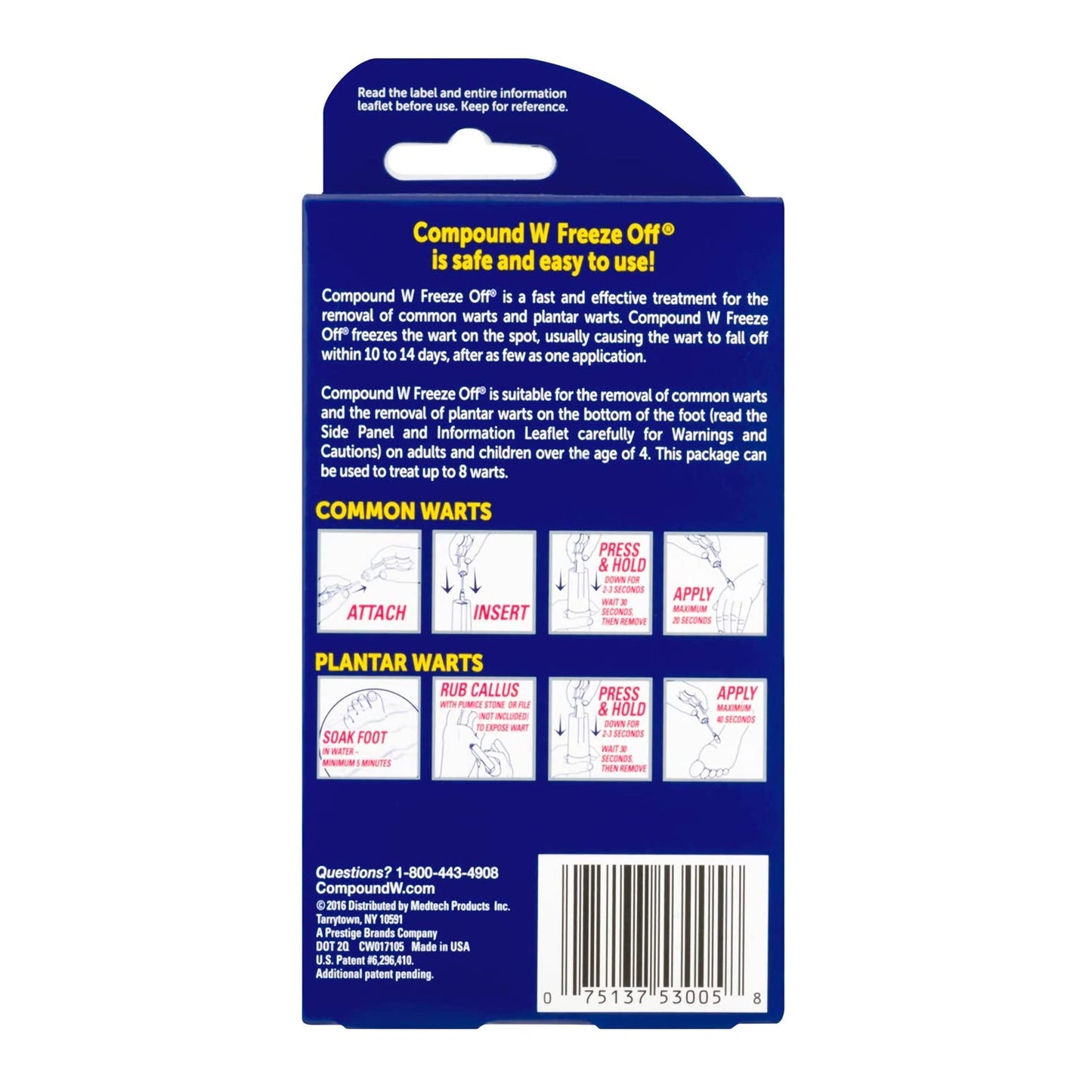 Compound W® Freeze Off® Wart Remover Liquid 8 per Box (662160_EA)