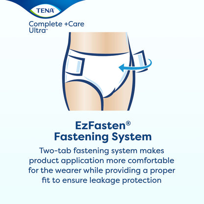 TENA Complete + Care Ultra™ Unisex Adult Incontinence Brief X-Large Disposable Moderate Absorbency (1243826_CS)