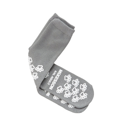 McKesson Terries™ Slipper Socks Unisex Adult 2X-Large Double Tread Single Patient Use Gray (558996_PR)