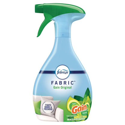 Febreze FABRIC Refresher/Odor Eliminator, Gain Original, 23.6 oz Spray Bottle, 4/Carton (PGC08905)