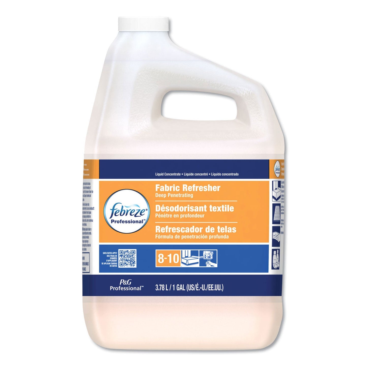 Febreze Professional Fabric Refresher, 5X Concentrate, Super Fresh, 1 gal Bottle, 2/Carton (PPL38015)
