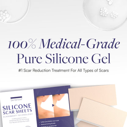 Skintensive® Silicone Skin Strip 1.6 X 3.5 Inch Rectangle NonSterile (1267994_BX)