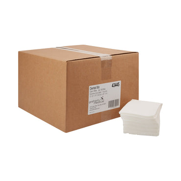 graham medical® Dental Bib 13-1/2 W X 18 L Inch White NonSterile (853587_CS)