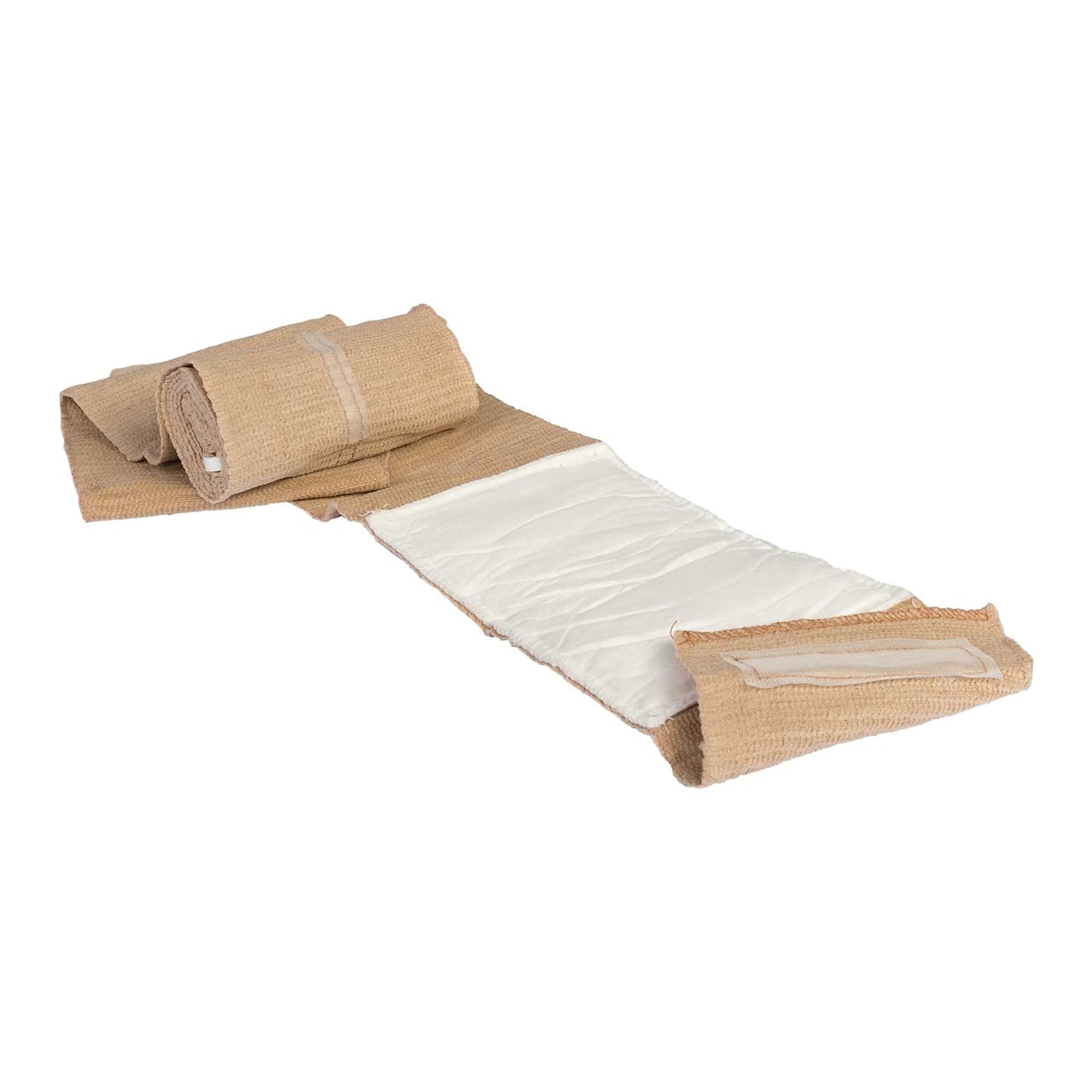ETD™ Trauma Pressure Dressing with Wrap 4 X 70 Inch C-Clasp Closure Tan / White Sterile Standard Compression (835141_EA)