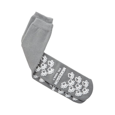 McKesson Terries™ Slipper Socks Unisex Adult 2X-Large Single Tread Single Patient Use Gray (504733_CS)