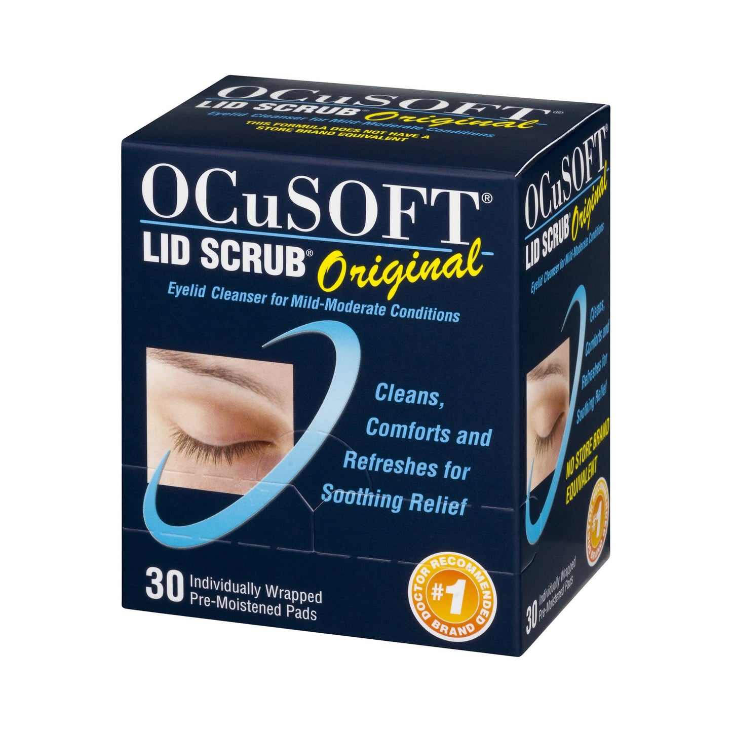 OCuSOFT® Lid Scrub® Eyelid Cleanser 30 per Box Wipe (493955_BX)
