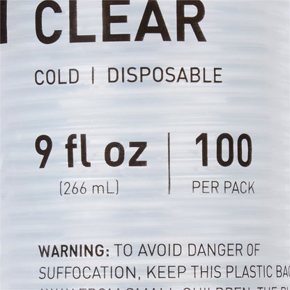 McKesson Drinking Cup 9 oz. Clear Polypropylene Disposable (1127771_CS)