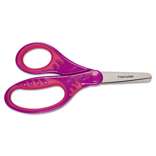 Fiskars Softgrip Scissors for Kids, Blunt Tip, 5" (FSK1942201001)