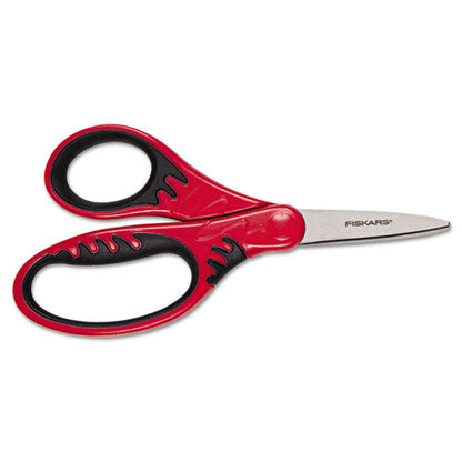 Fiskars Softgrip Scissors for Kids, Pointed Tip, 5" (FSK1942301001)
