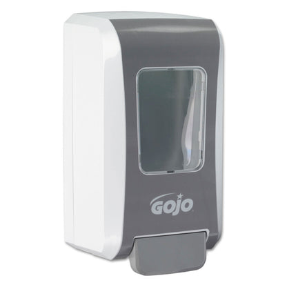 Gojo FMX-20 Soap Dispenser, 2000 mL, 6.5" x 4.7" x 11.7", White/Gray, 6/Carton (GOJ527006)