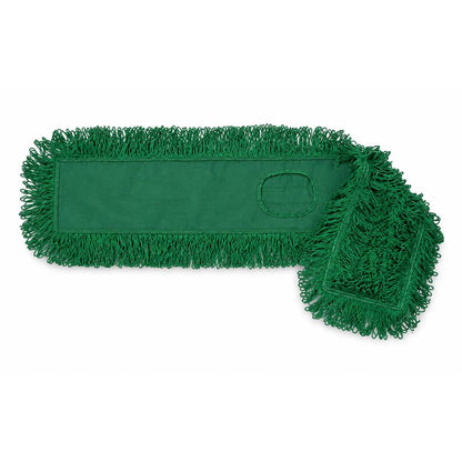 BSL 24" Loop-End Dust Mop, Green, 12piece (BSL-6853)